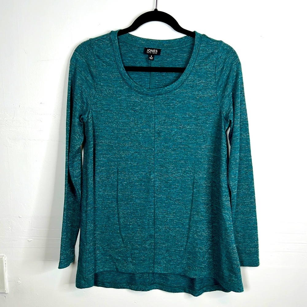 Jones New York Green Comfortable Green Long Sleeve Shirt